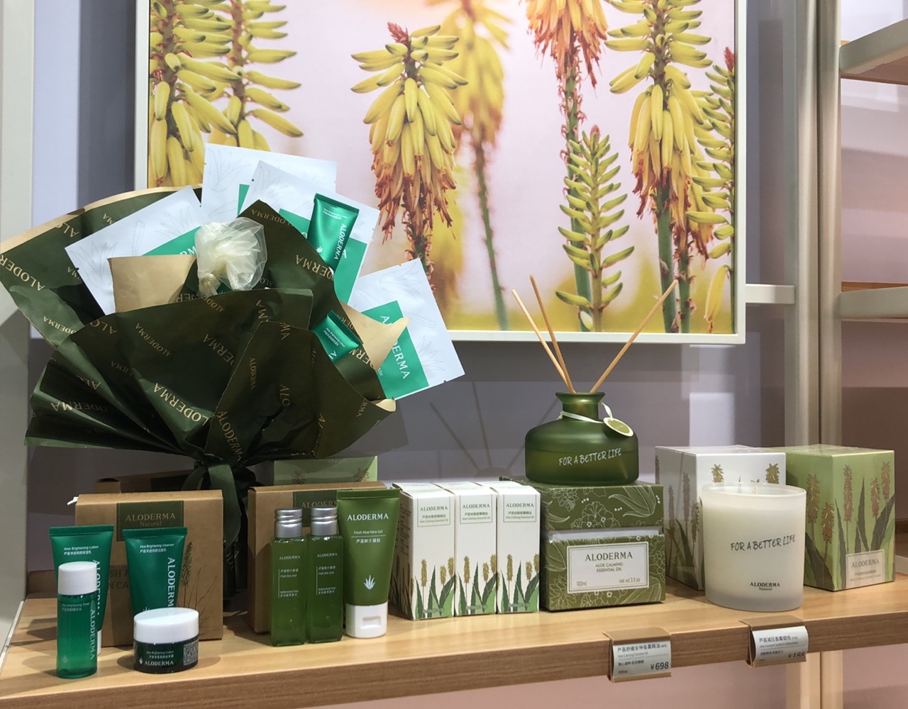 瑷露德玛有机芦荟生活馆泾阳店,瑷露德玛芦荟生活馆十堰环球港店