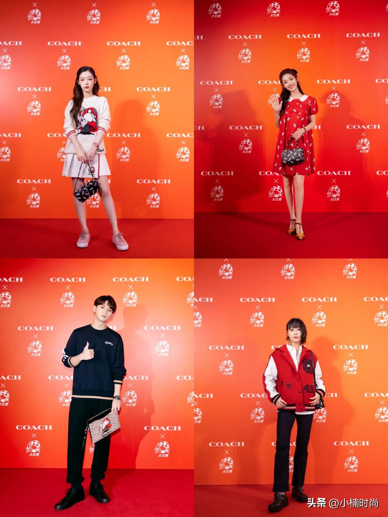 蔻驰大白兔联名服装,coach蔻驰七夕限定大白兔