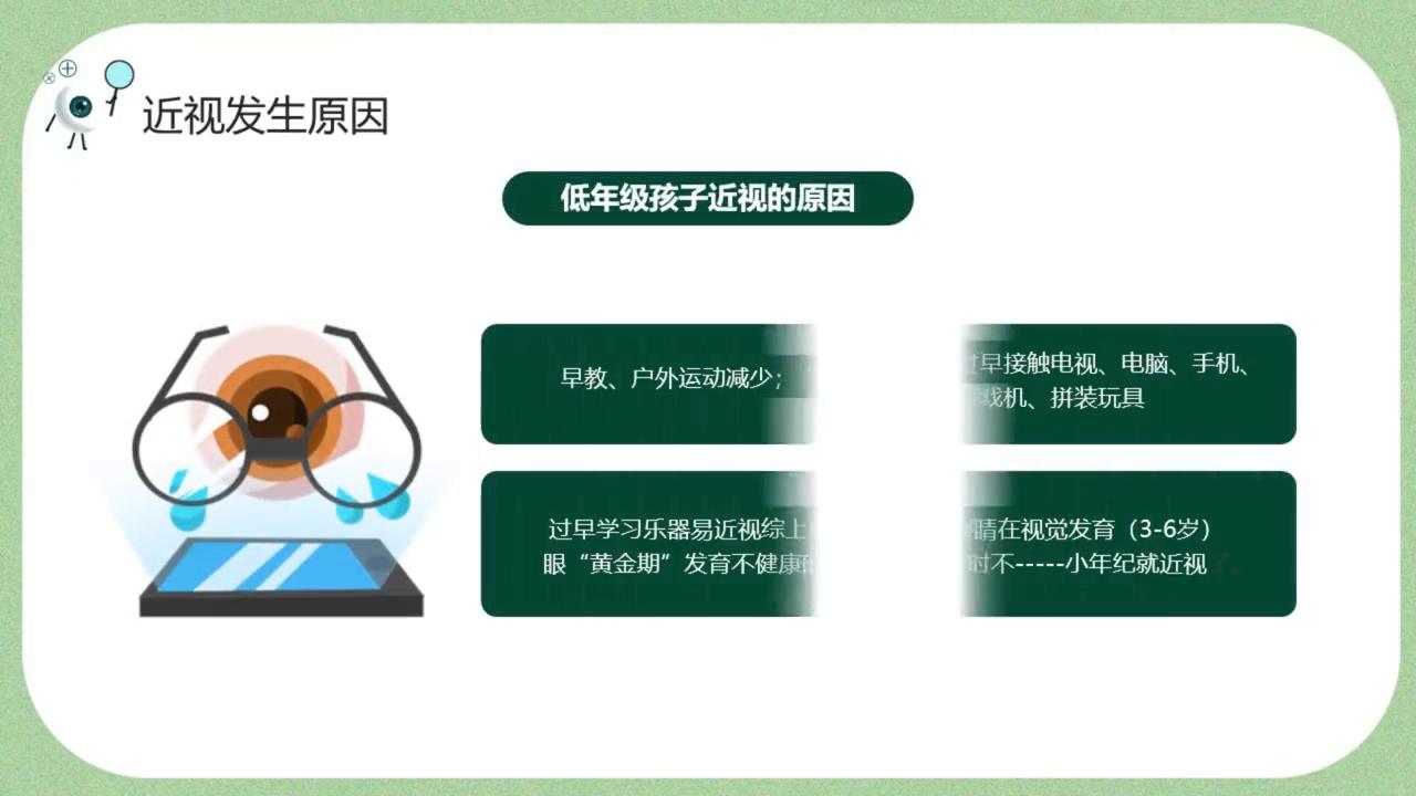 小学生保护眼睛知识讲座ppt课件,保护视力班会ppt免费
