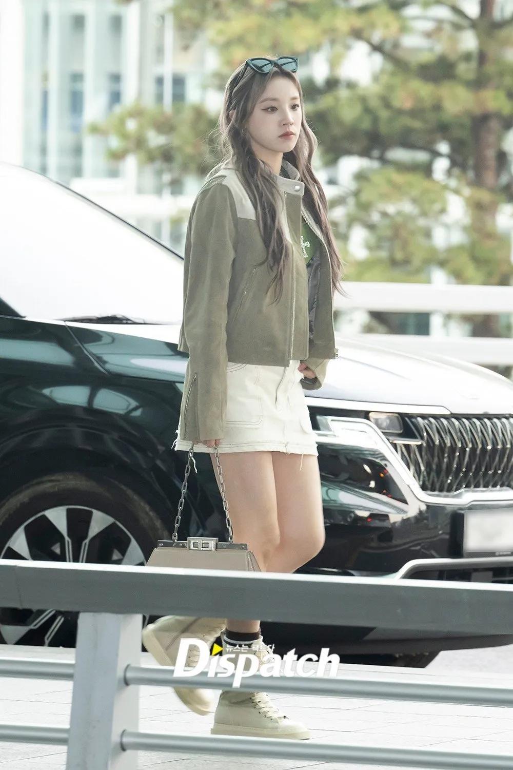 韩国女团机场*服私**穿搭