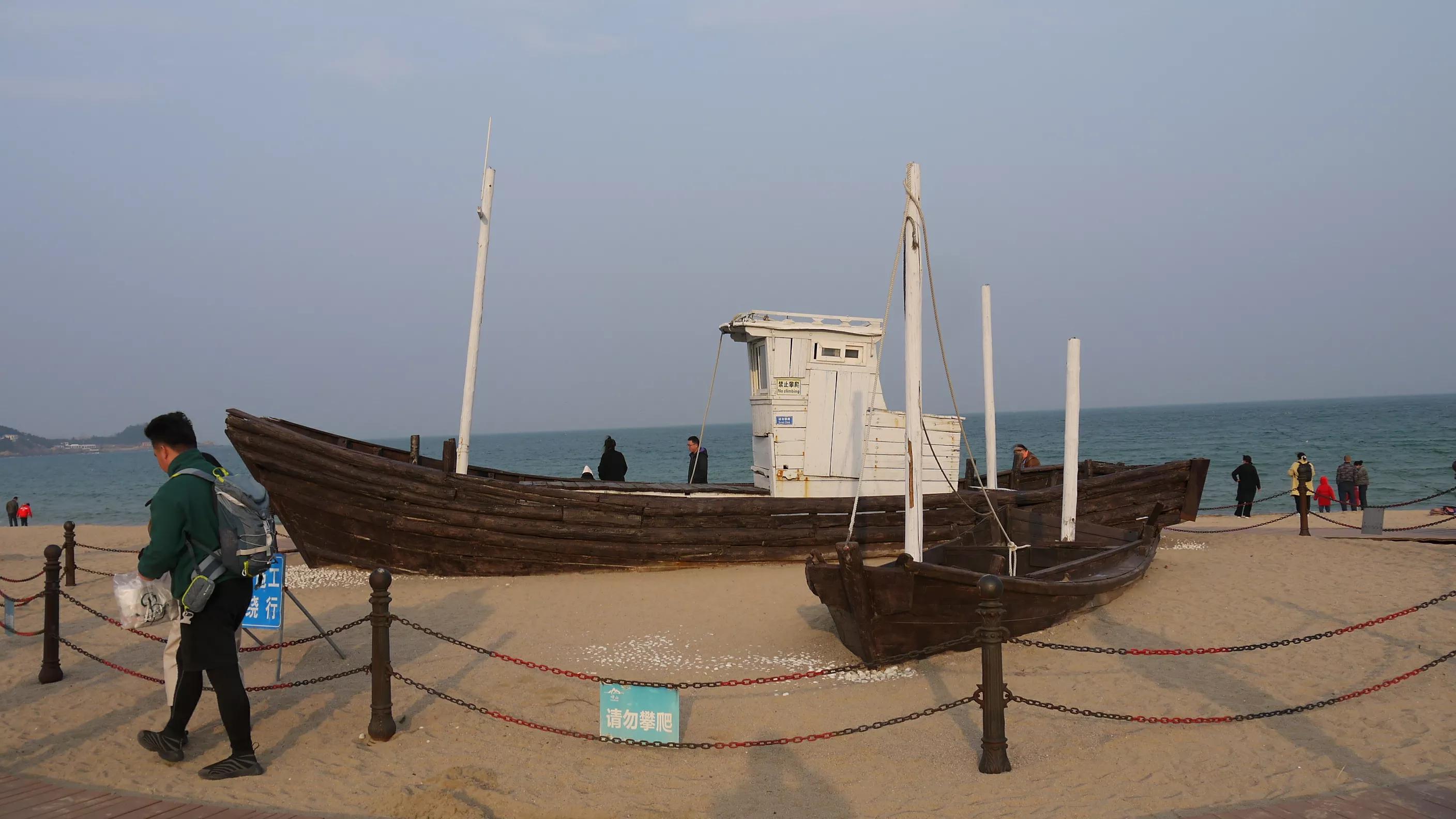 青岛崂山仰口沙滩相关风景视频,崂山怎么去仰口沙滩