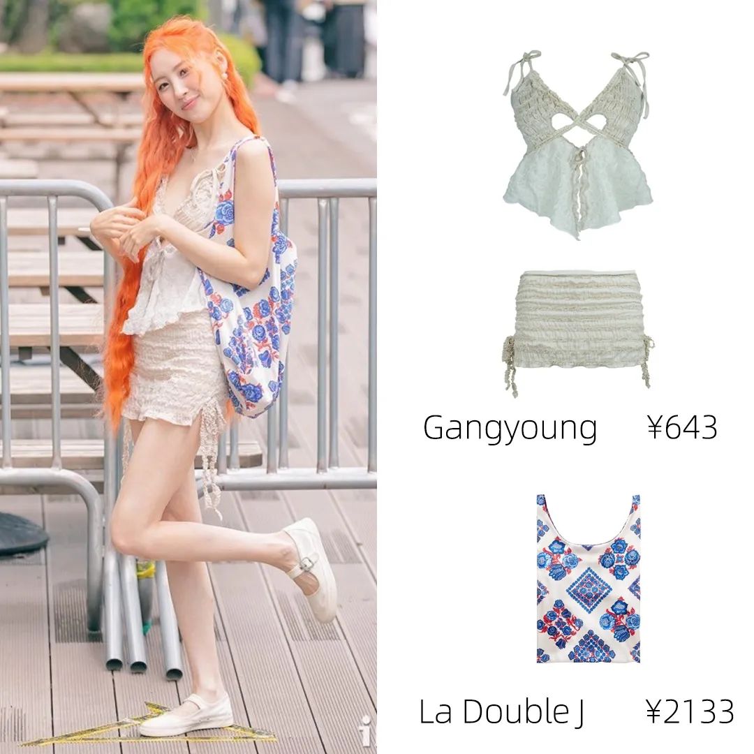 夏日穿搭明星同款,女明星夏季平价同款私服