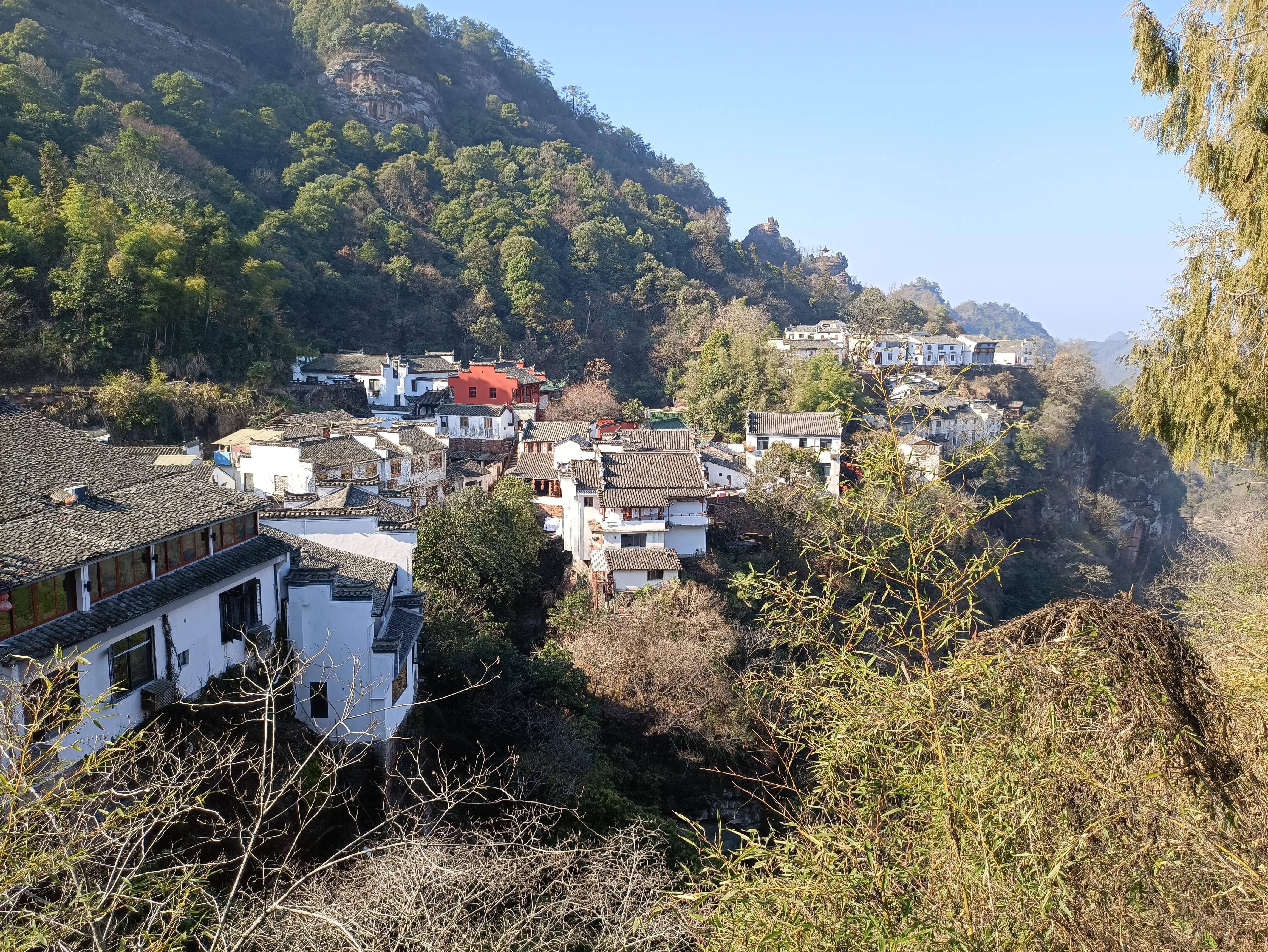 齐云山步行上山路线,齐云山徒步最佳路线图要门票