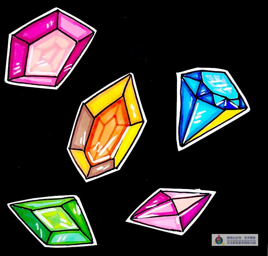 儿童画教程创意线描,儿童画彩墨教程