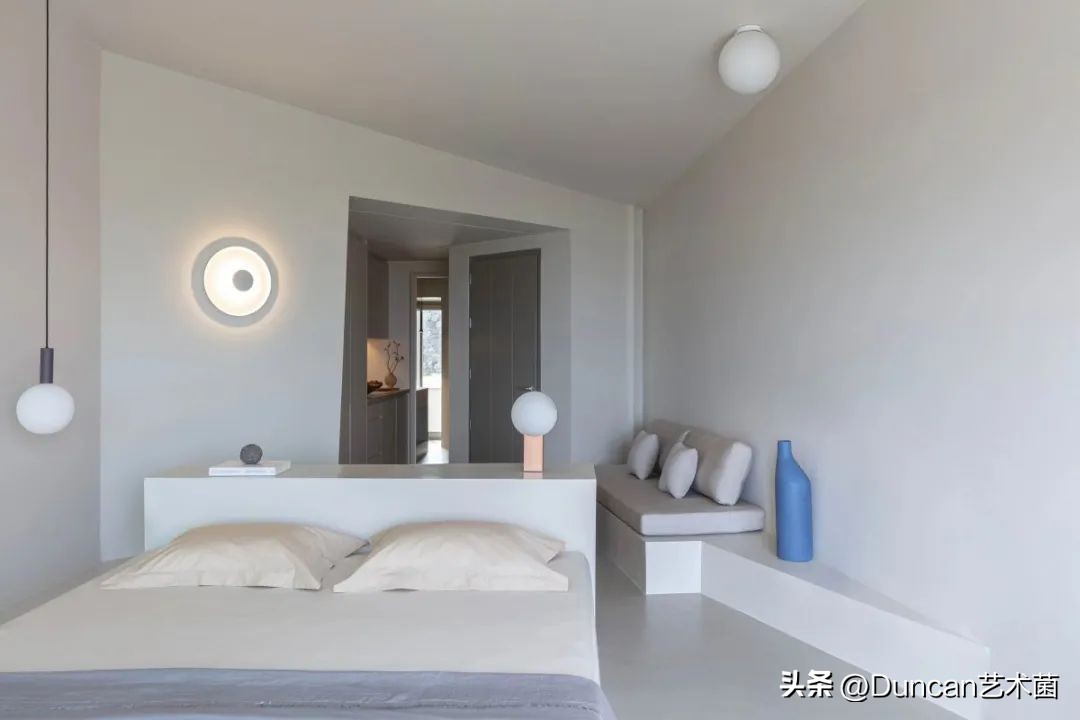 希腊KapsimalisArchitects①打造蓝白极简主义的童话世界！