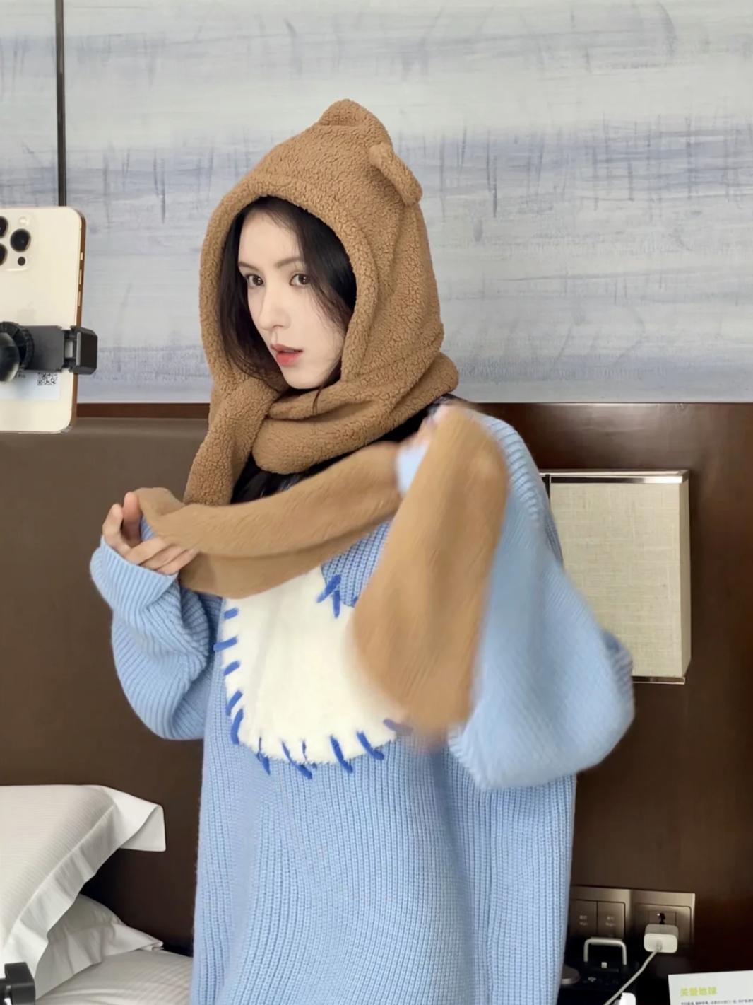 大衣围巾冬天最慵懒时髦的组合,大衣围巾入冬王炸组合