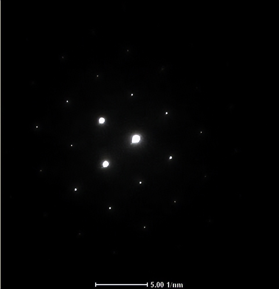 透射电镜衍射斑点坐标怎么确定,透射电镜衍射斑点标定