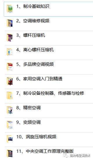 30多种空调点检拨码调试手册+水机氟机技术手册+监控+视频+软件