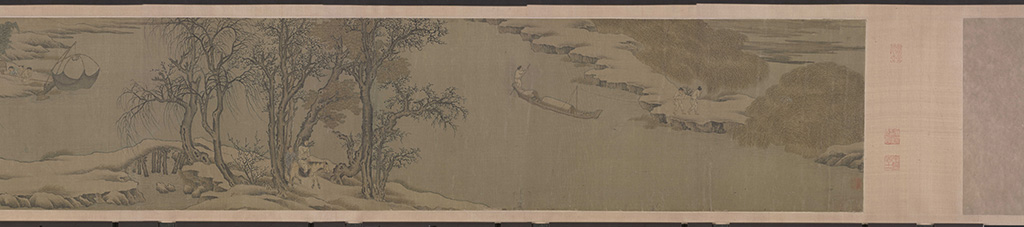 吴大恺山水画雪景的意境,吴大恺国画雪景视频最新