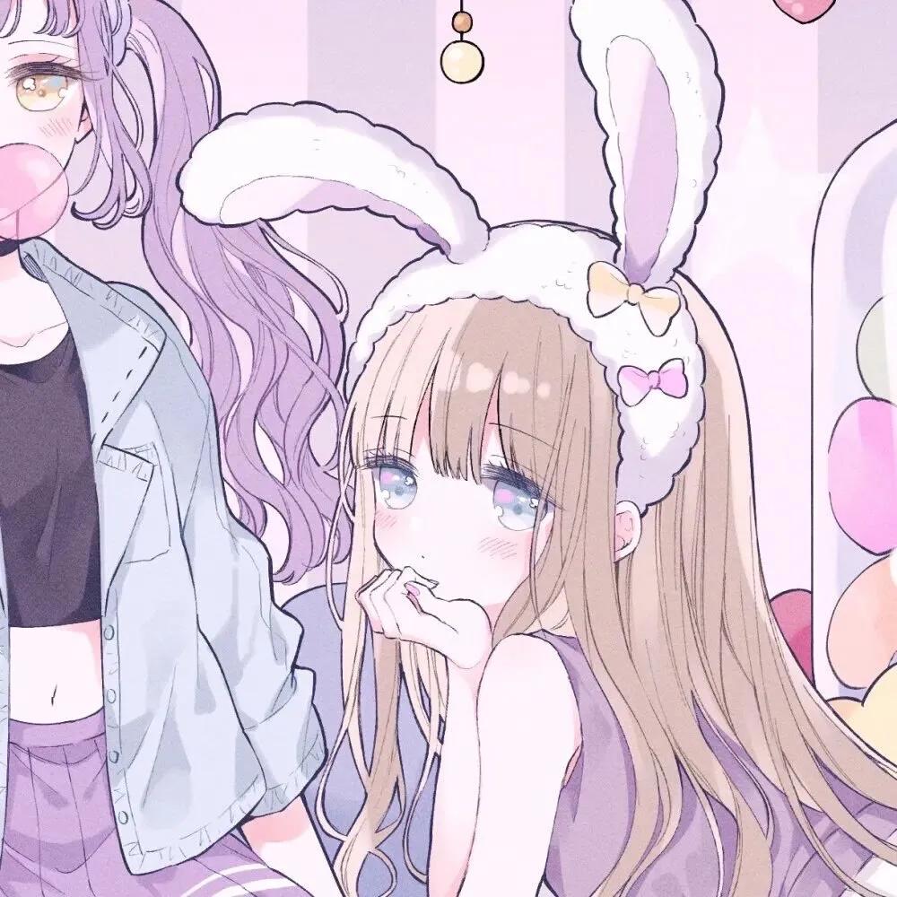 萌妹的闺蜜头像二人,闺蜜头像可爱双人专用