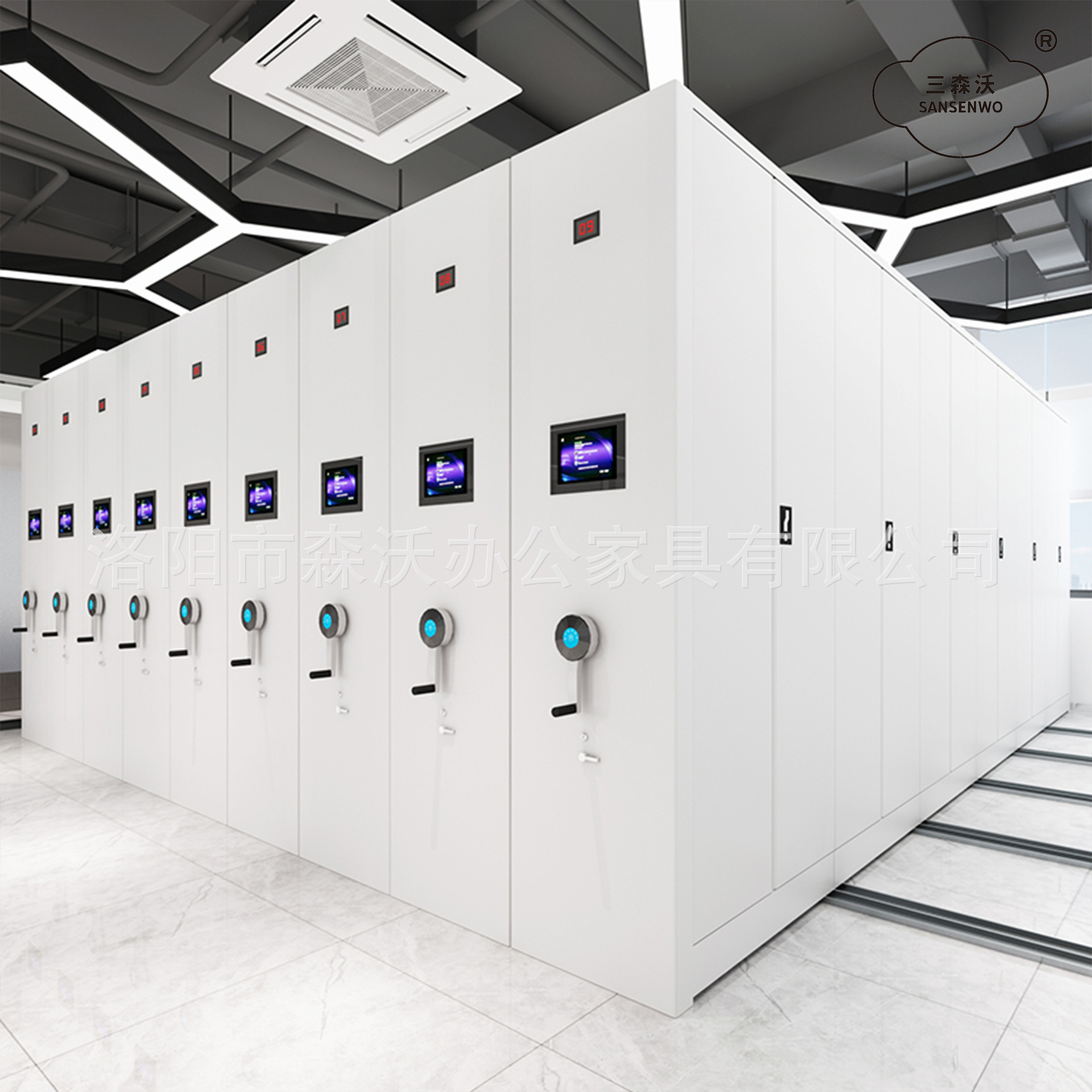 智能档案密集架管理系统案例,档案密集架一般能存放多少