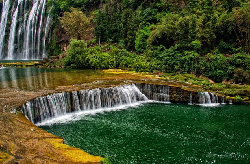 醉美多彩贵州之黄果树瀑布,大自然高清风景贵州黄果树瀑布
