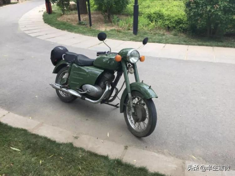 女骑军绿色幸福250摩托车,最早的幸福250摩托车
