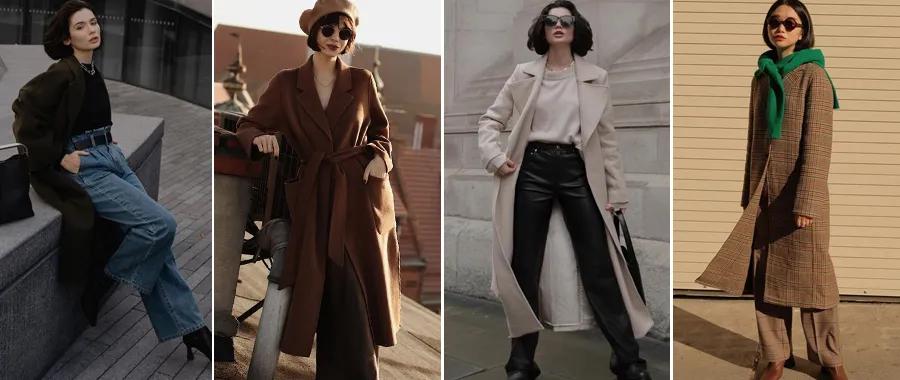收藏大衣的方法和技巧,大衣穿搭150显高显气质