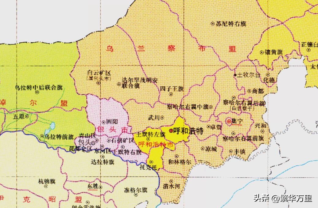 内蒙古自治区呼和浩特市行政区划,内蒙古呼和浩特市行政区划图