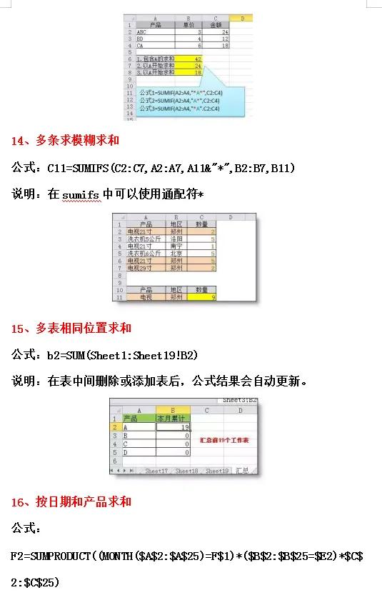 最新整理的32个Excel函数公式大全,可直接套用,小白也能变大神