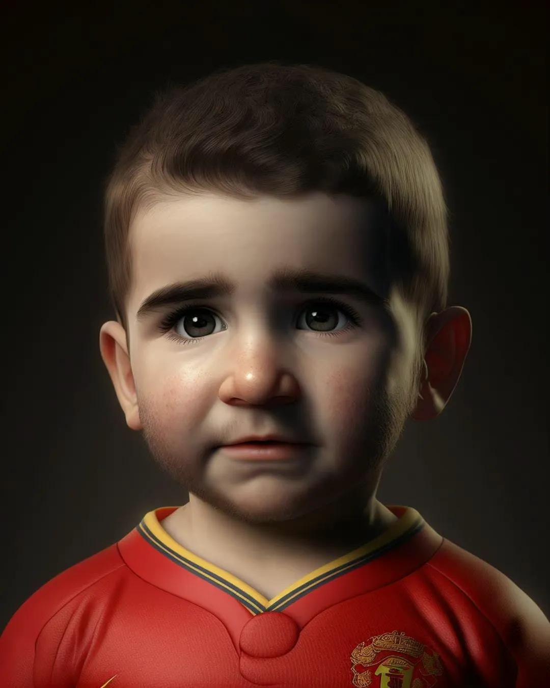 原神足球绘画,足球巨星画作