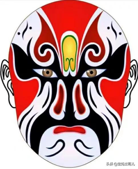 京剧脸谱大全图片欣赏,最好看的京剧脸谱图片大全