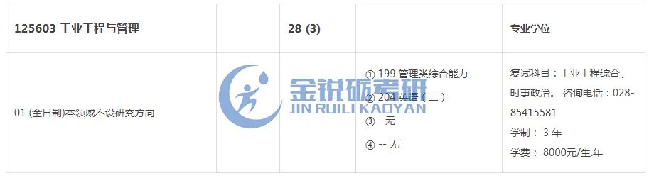 四川、重庆地区应届生可报的工程管理专业考研院校信息