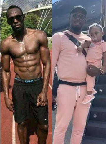 博尔特大肚腩,博尔特赛前秀身材