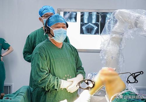 股骨头坏死机器人置换手术全过程,骨科机器人置换关节