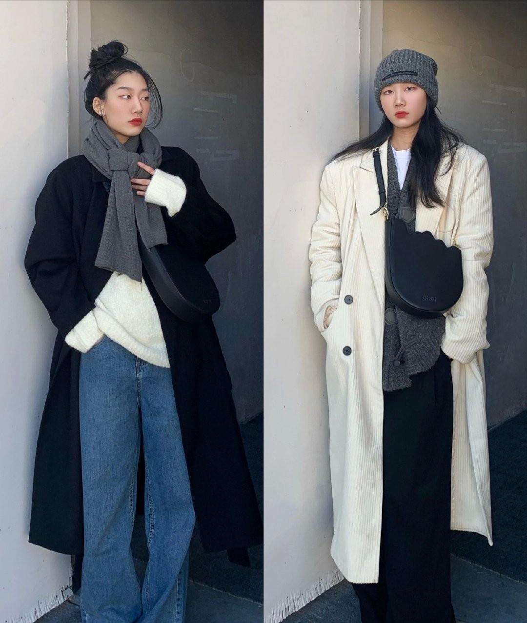 穿搭韩国小姐姐日常穿搭look,好看的韩国女性高级感穿搭