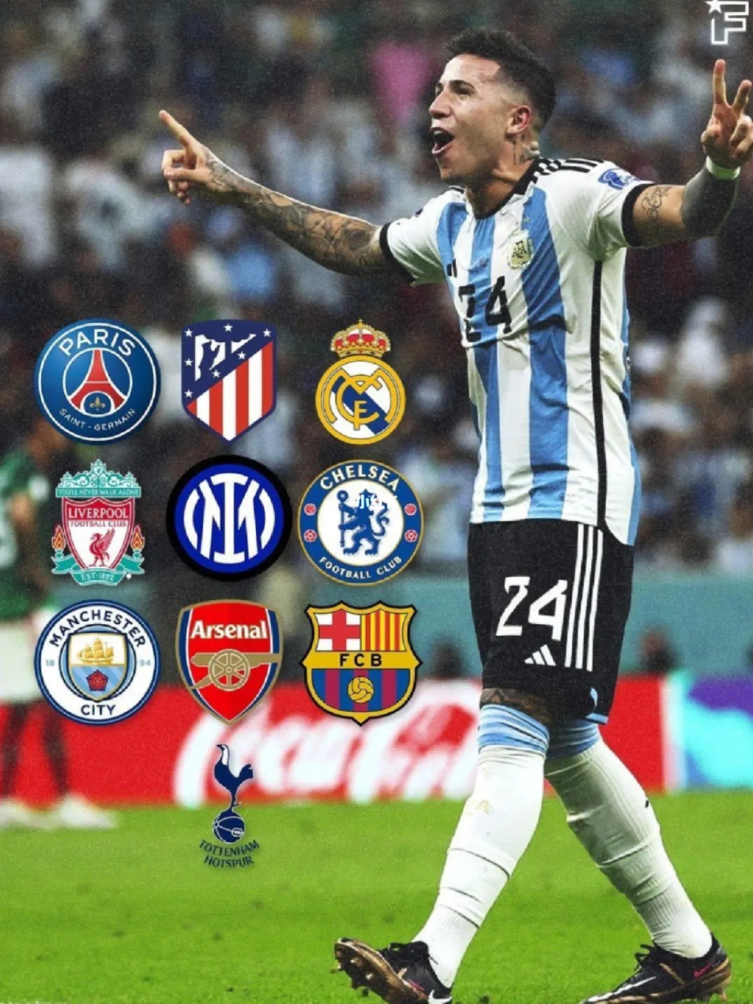 费尔南德斯卡塔尔世界杯高光时刻,2022卡塔尔世界杯恩佐弧线球破门