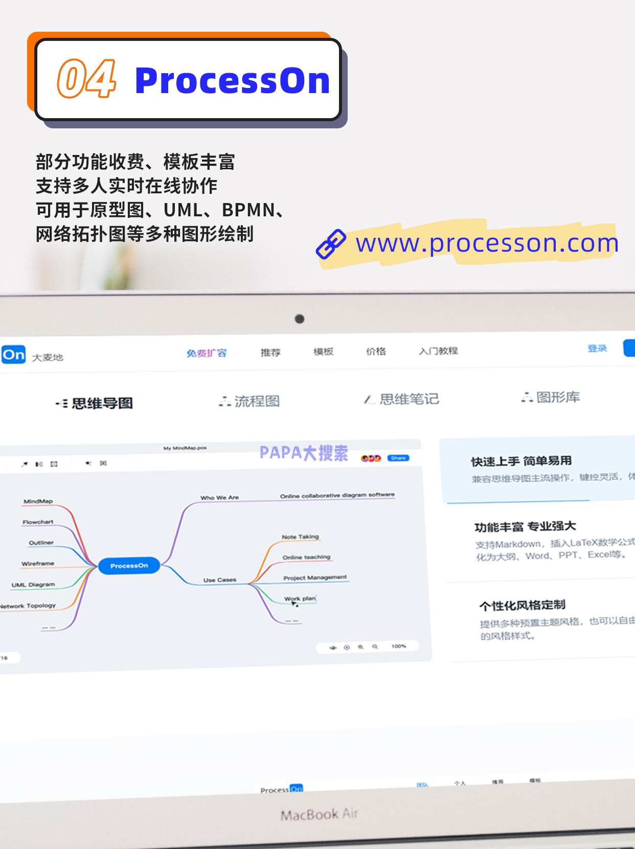推荐5个免费好用的在线思维导图网站