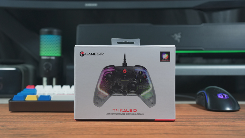 小鸡t4k手柄测评,带rgb的游戏手柄