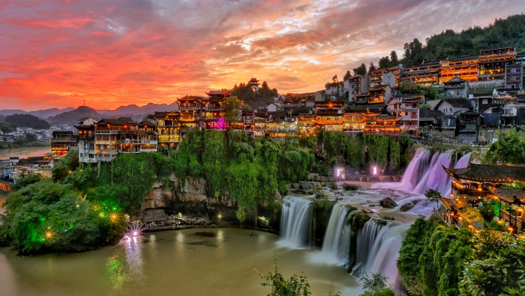 张家界举办民族运动会,张家界第七届运动会开幕式回放