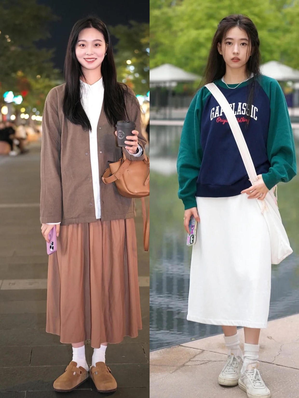 杭州街拍秋季穿搭女,街拍颜值小姐姐的夏日个性穿搭
