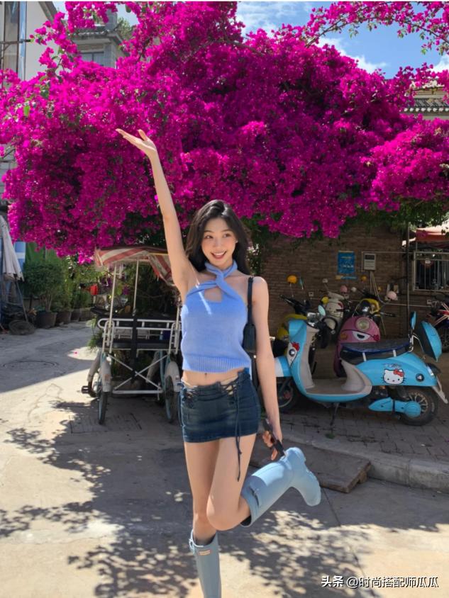 “白幼瘦”大势已去，现在男生都喜欢的是“蜜桃臀”，回头率很高