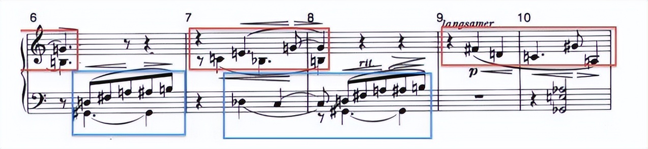 《勋伯格三首钢琴小品》第一首的音高组织与结构思维是什么？