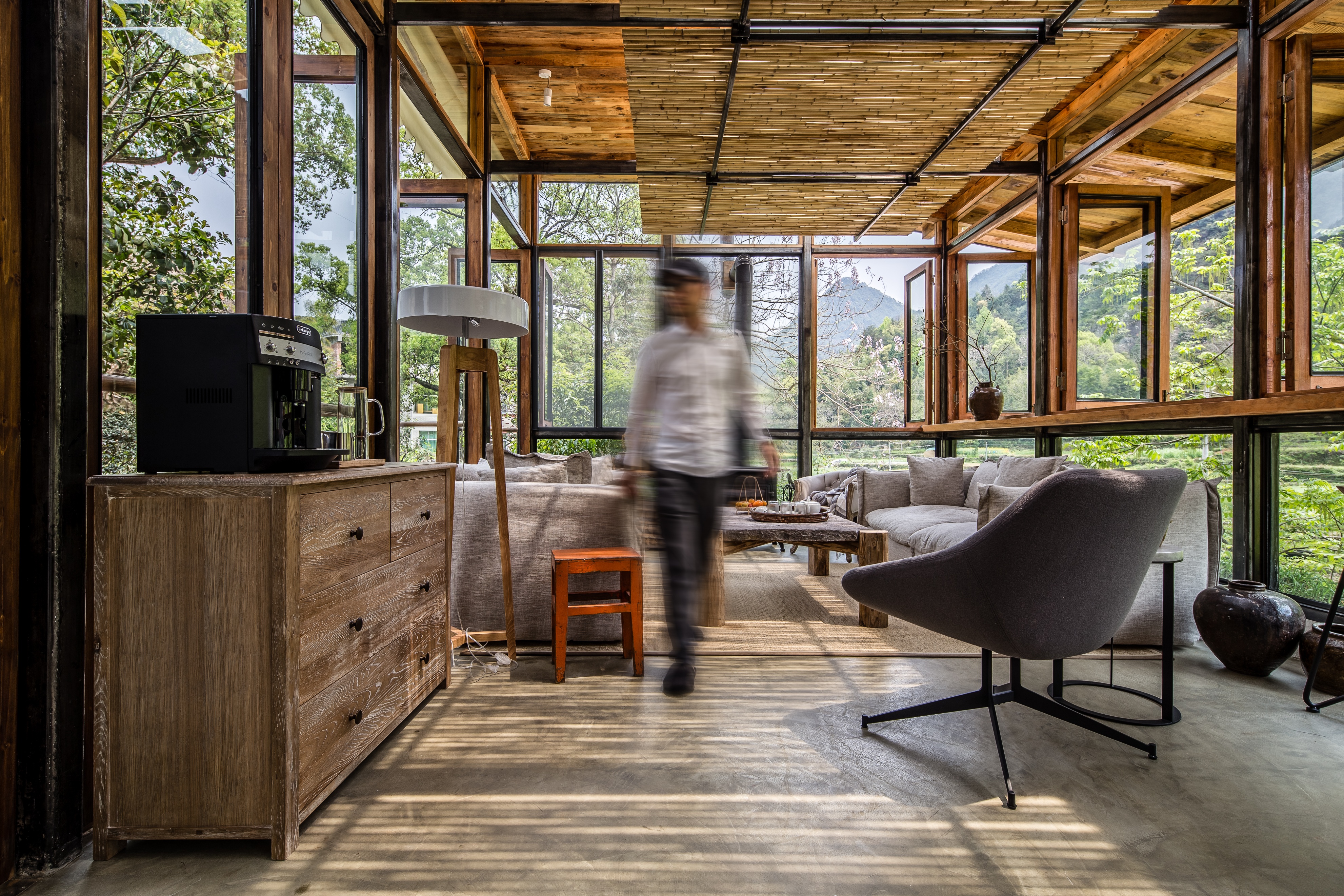 民宿酒店走廊过道设计效果图,民宿酒店家具设计