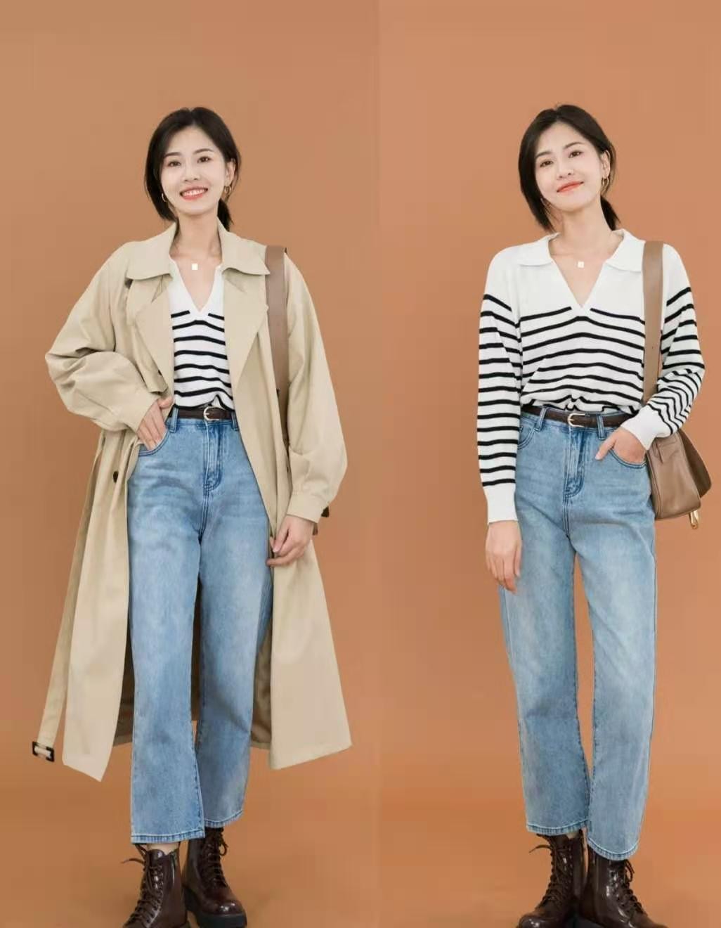 风衣里穿什么内搭好看,145-150矮个子粉色风衣雪纺内搭夏