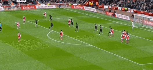 3-2!阿森纳逆转绝杀第19名领先曼城5分内尔森爆杆世界波制胜