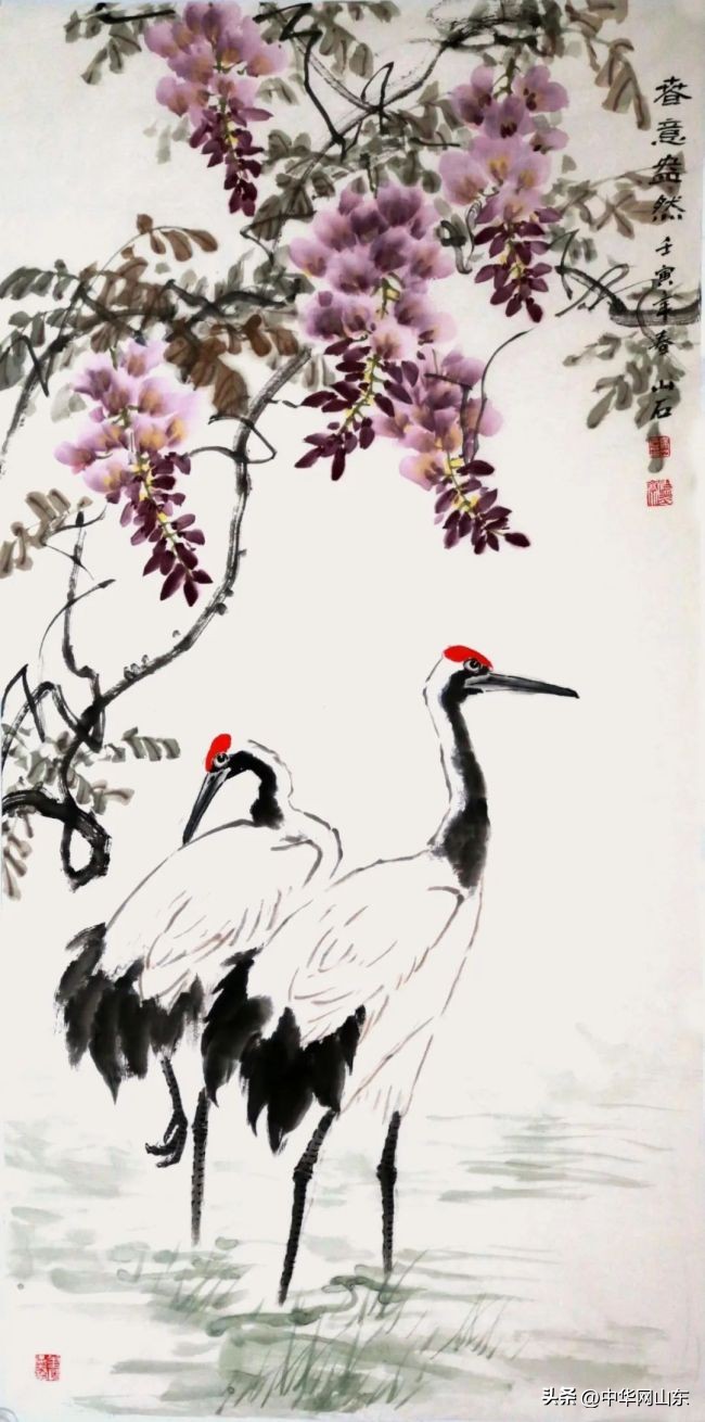 吴山石画作欣赏,画家吴山石作品欣赏