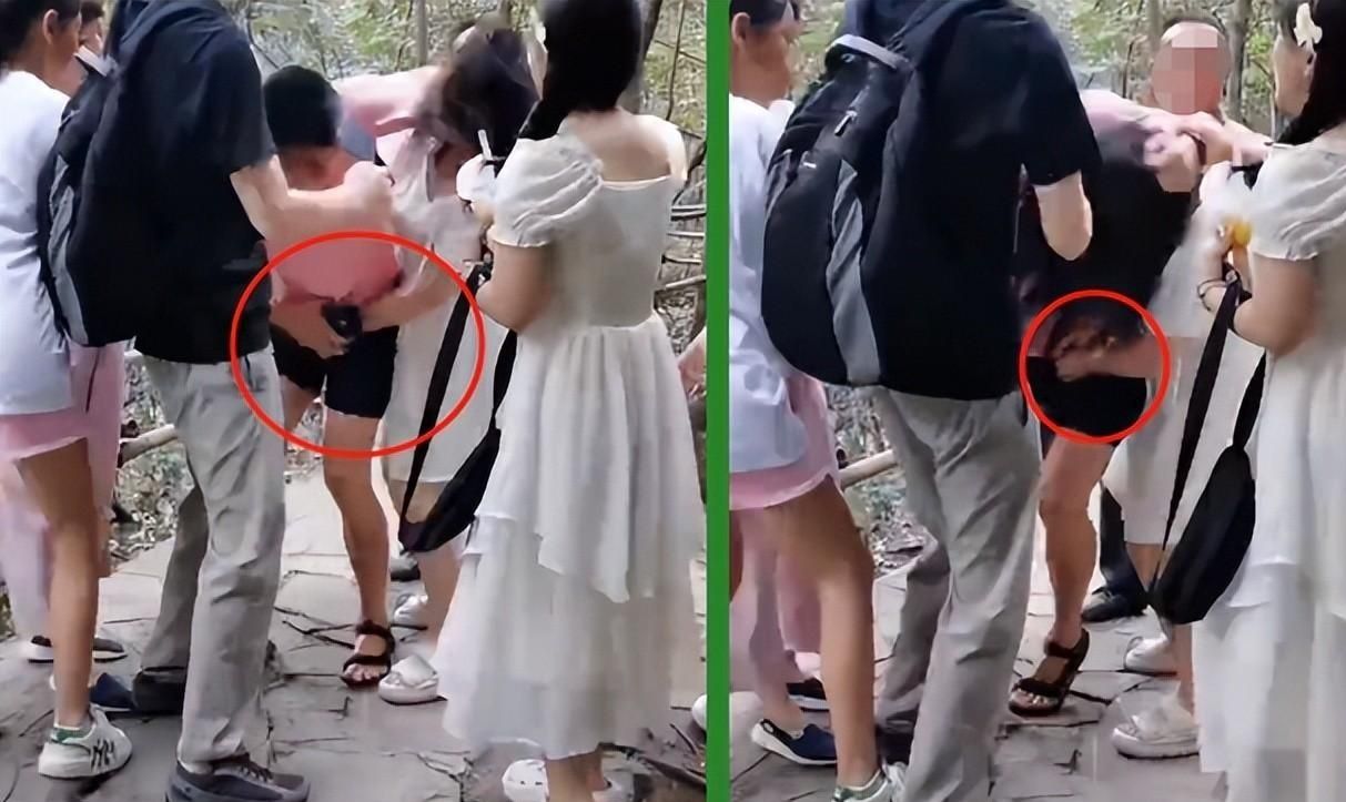 男子劝架被女子抓住隐私部位，痛得直不起腰，网友：这算性骚扰吗