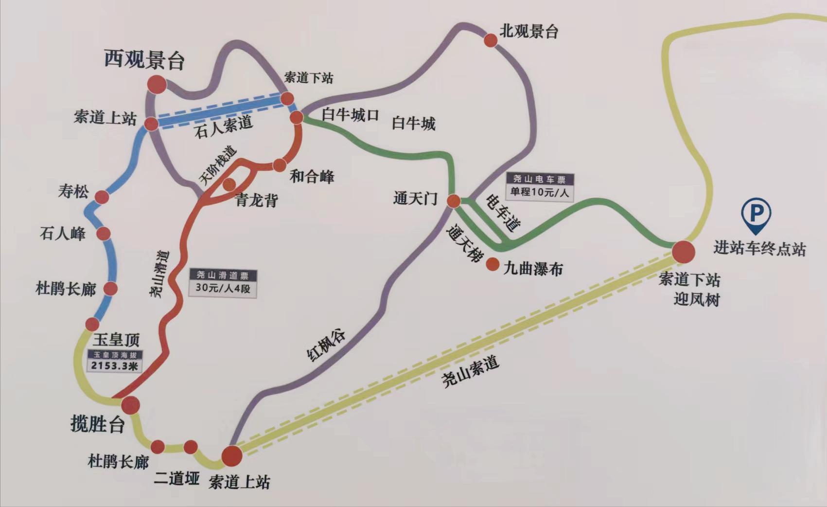 黄山三清山张家界华山,张家界尧山风景区