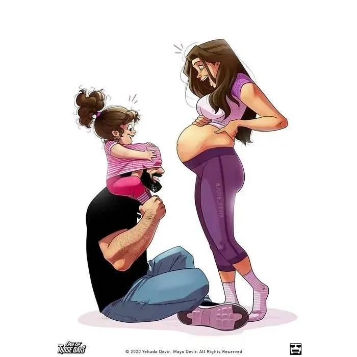 用插画记录生活,糙汉插画完整版