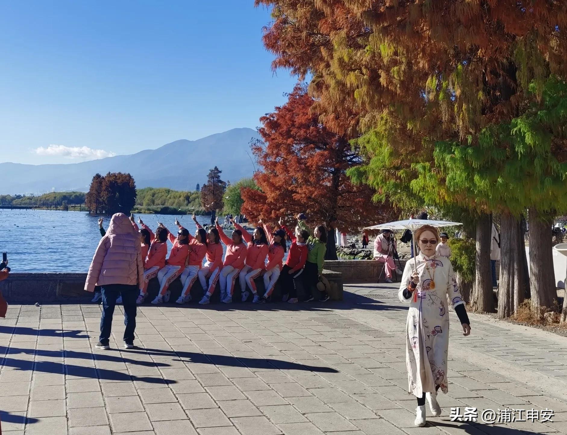 云南大理洱海龙龛码头看海景,大理洱海生态走廊精华