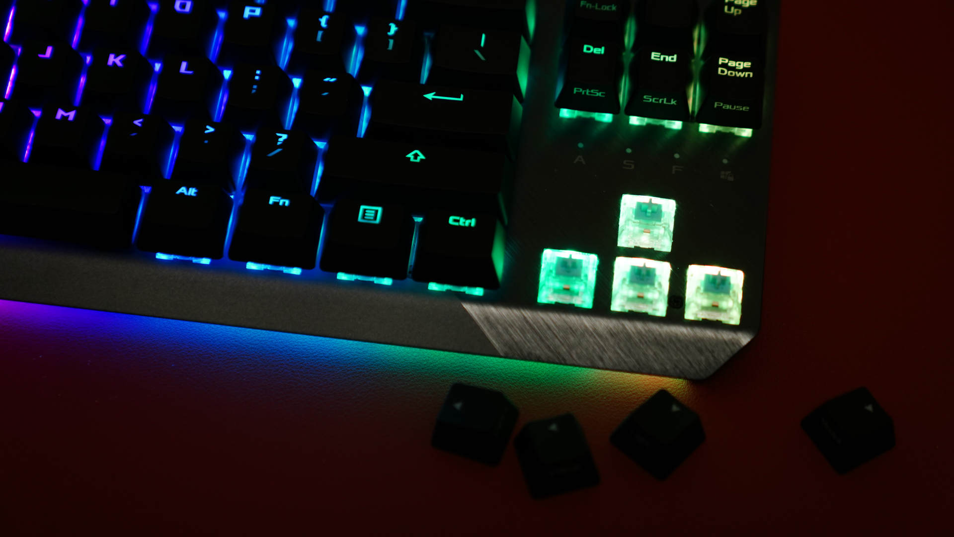 rog游侠竞技版红轴机械键盘评测,rognxtkl竞技版键盘测评