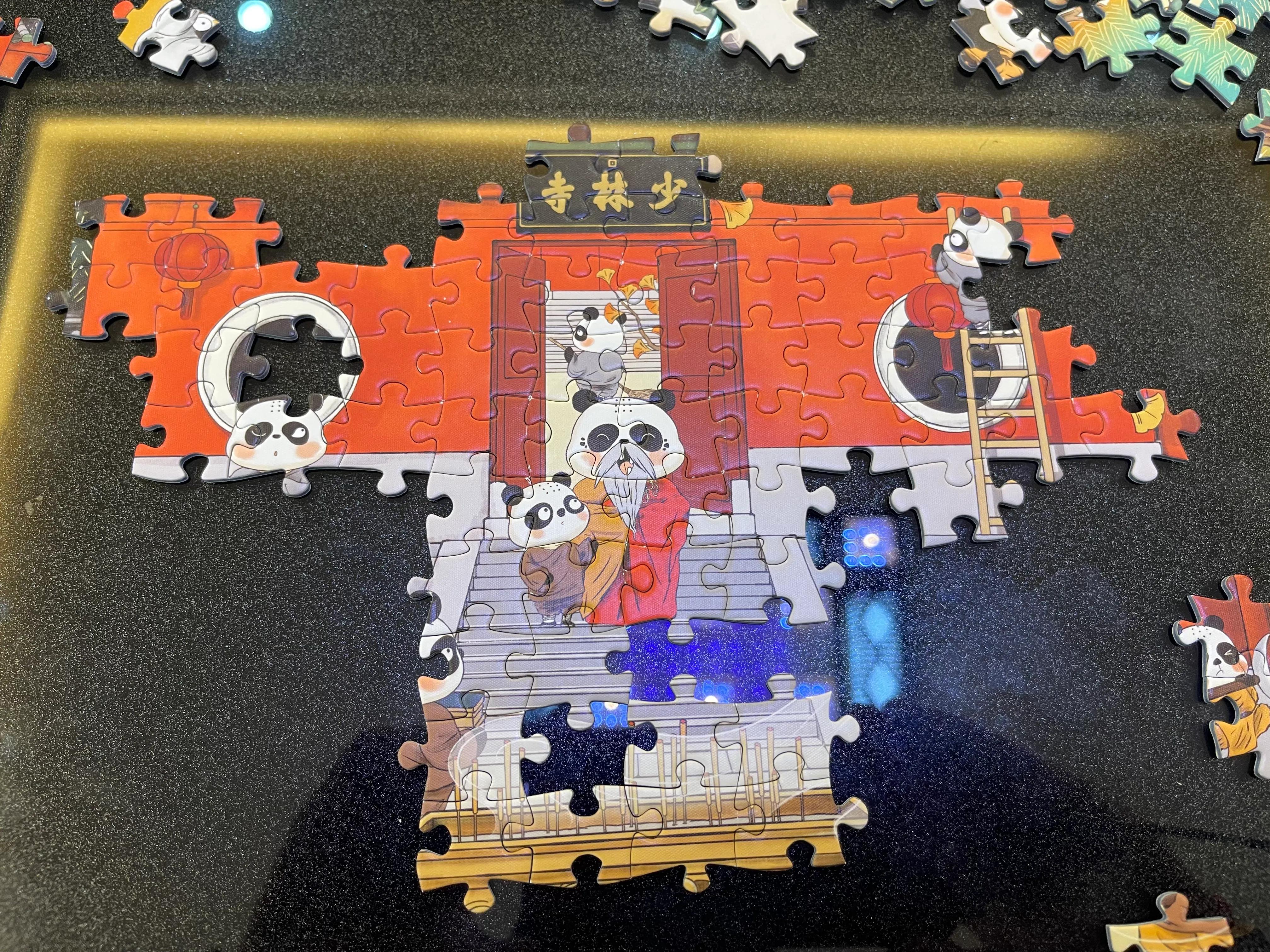 如何快速的拼完120块拼图,怎么快速拼1000块拼图教程