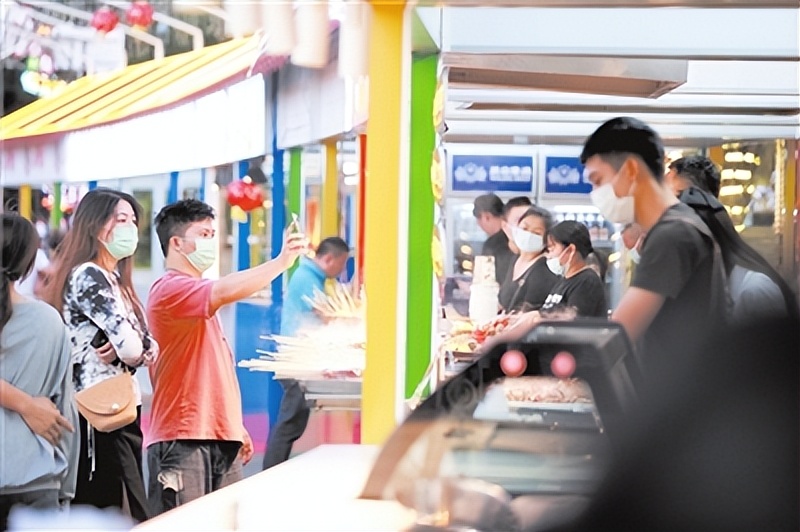 三亚南山迎宾馆附近夜市,三亚迎宾夜市