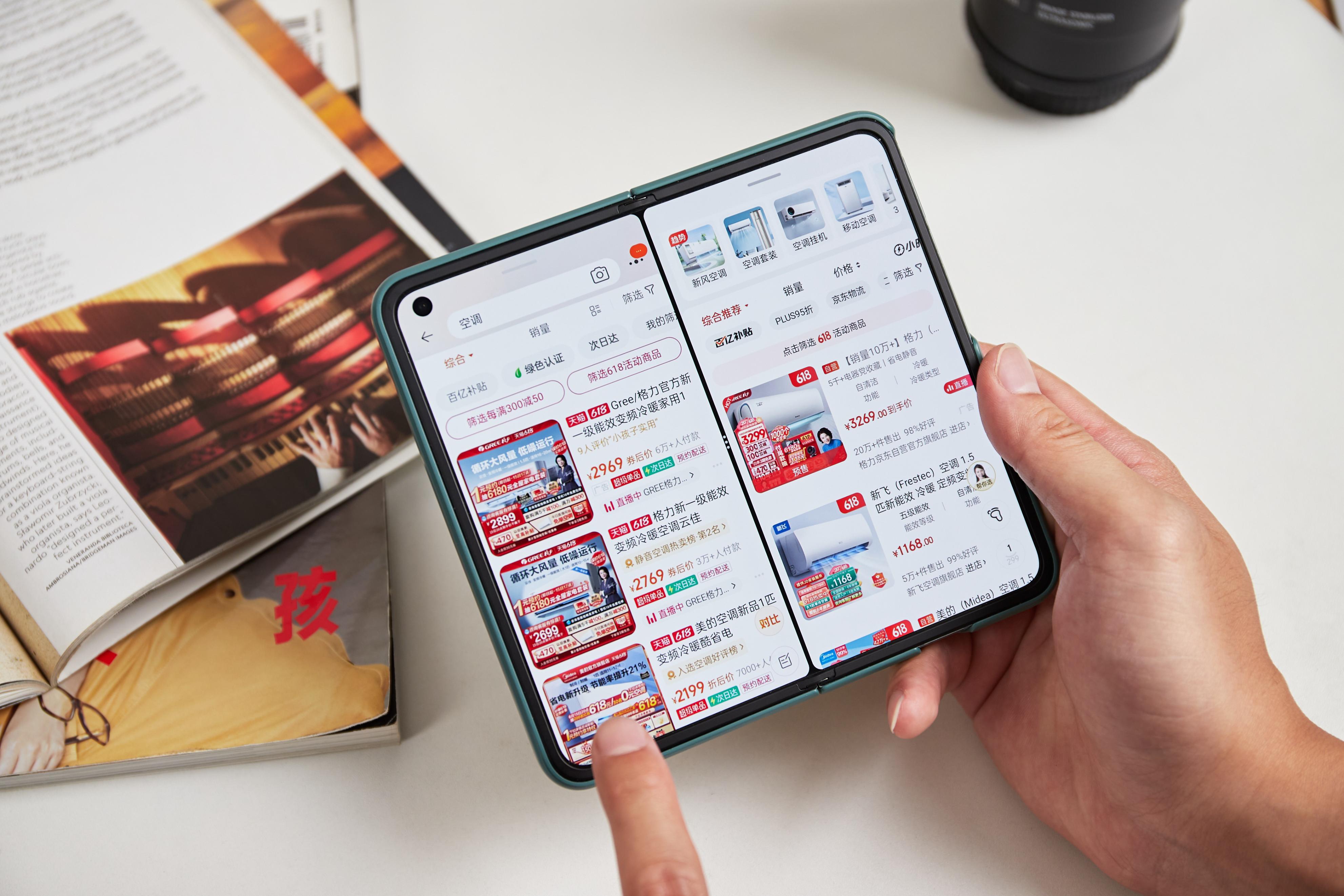 findn2折叠屏手机怎么样,findn2大屏折叠新体验