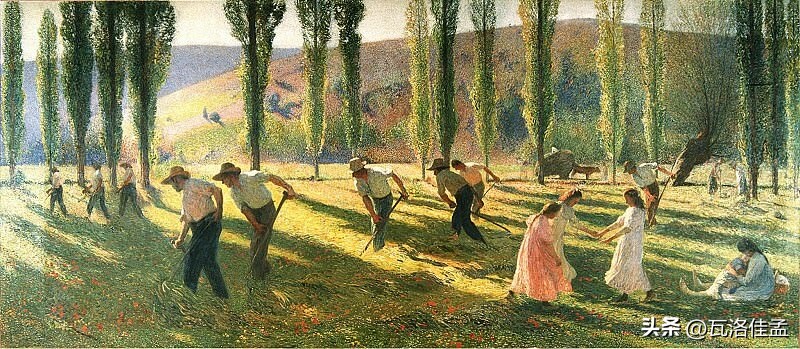 夏天的魅力诗句,夏天的美丽景色绘画