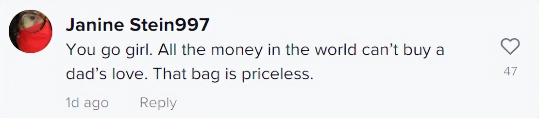 晒爸爸买包被嘲讽,女生晒爸爸送奢侈品包包