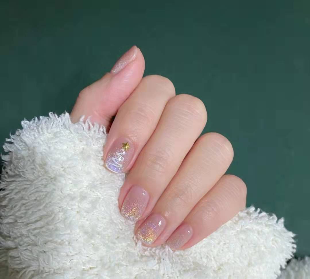 过年短指甲美甲图片大全,短指甲做长美甲疼吗