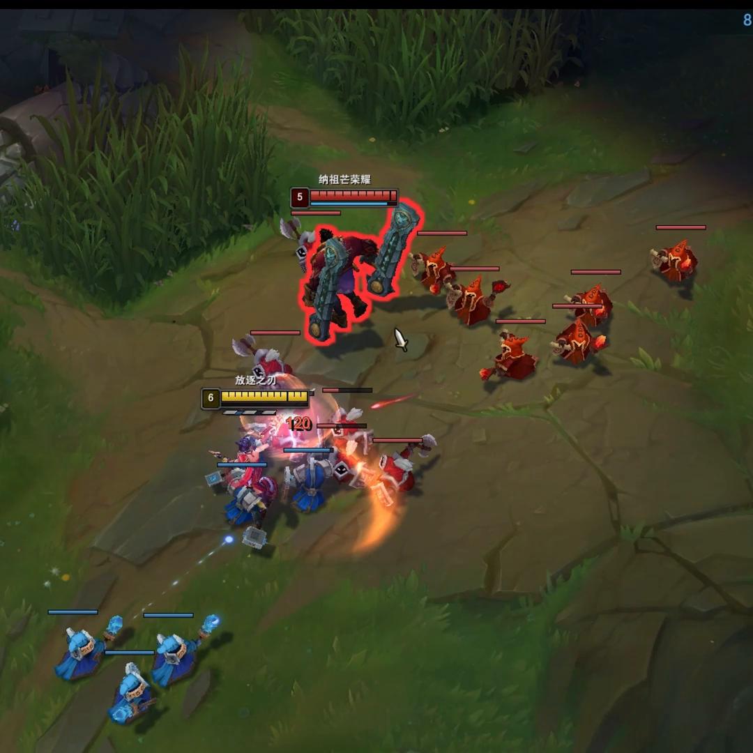 放逐大帝锐雯打奎桑提,奎桑提打锐雯天赋