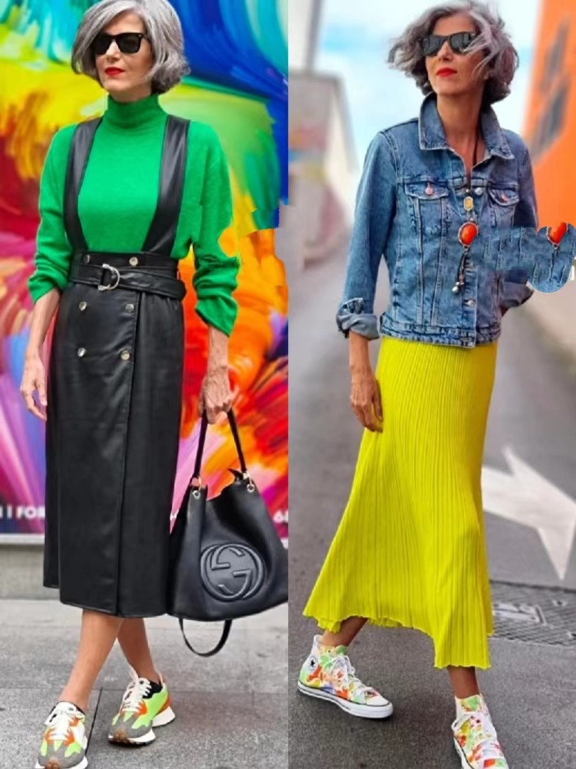 老年人街拍,看完这些穿搭就懂了